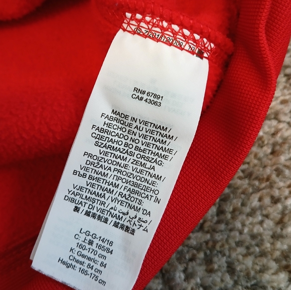 Nike Cleveland Guardians MLB Pullover Hoodie Girls Size Large (14/16) - Picture 6 of 6